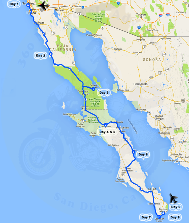 360 Motorcycle Tours Baja Ride Discover Baja Carla King