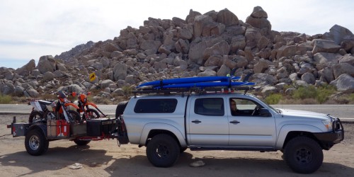 trailering your motorcycle to baja
