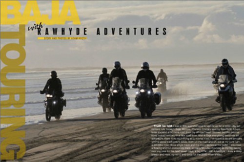 Motorcycle Touring Discover Baja Carla King