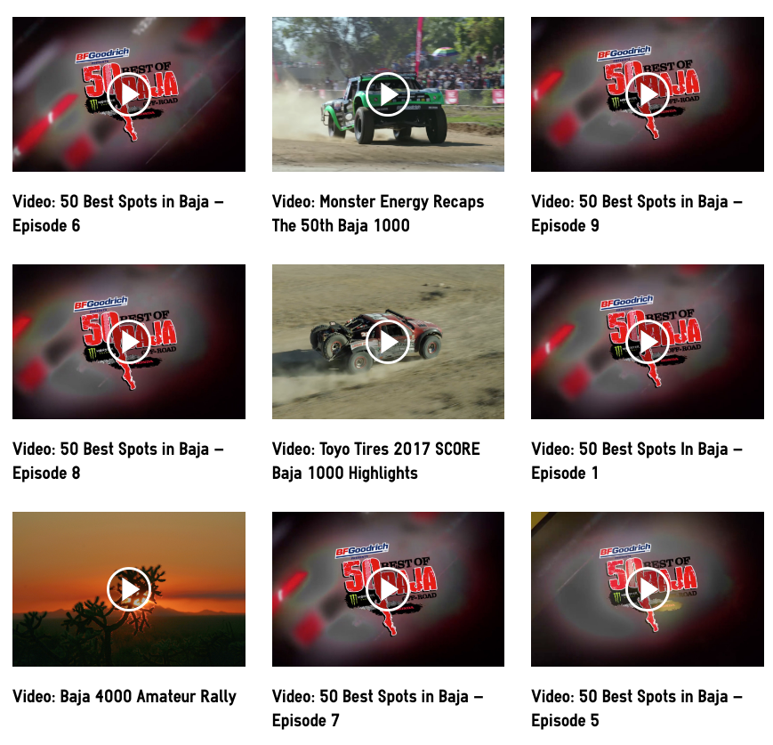 Discover Baja Carla King OffRoad Extreme Videos