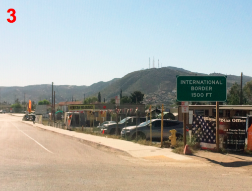 Tecate Baja Border Southbound Directions 3