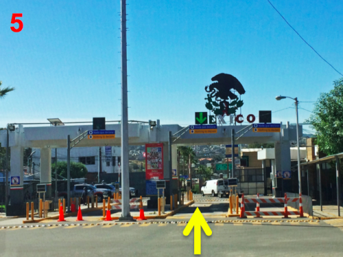 Tecate Baja Border Southbound Directions 5