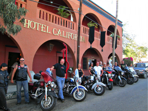 baja motorcycle hotel california