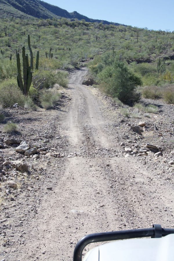 Off-road Baja east to west at km 61