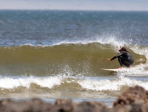 Great waves have brought many tourists to the small village where Mayra Aguilar lives, forever changing her community. Photo: Elizabeth Pepin Silva