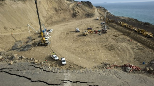 Update toll road collapse repair Rosarito to Ensenada Baja