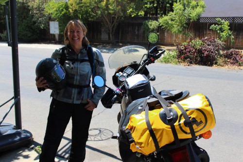 Carla King, KLR Motorcycle, Packing