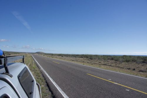 The highway to San Juanico