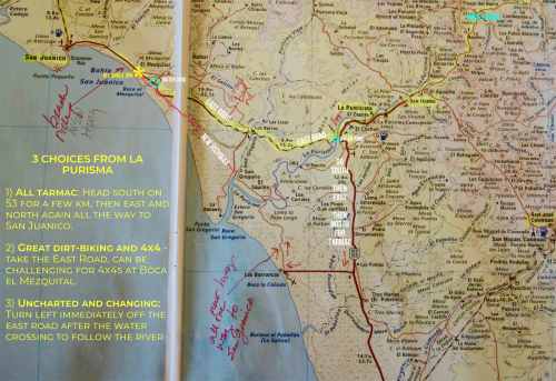 My annotated atlas of the trip